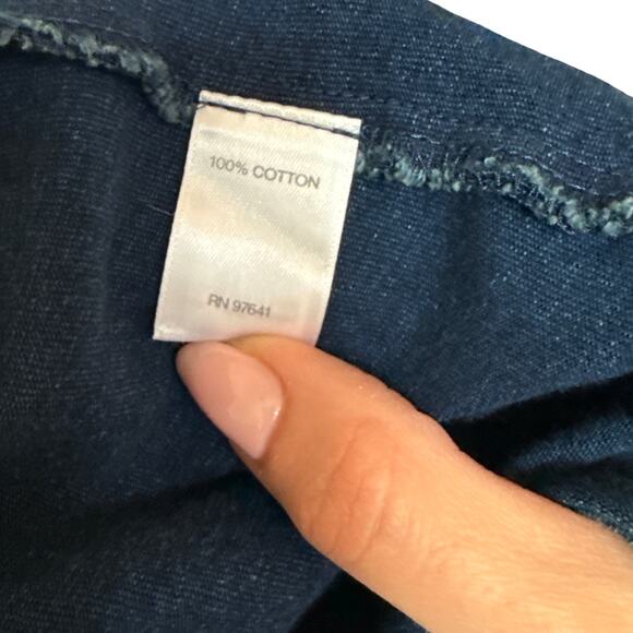 Pure Jill Indigo Wrap Hooded Cardigan indigo Women’s Petite XL - Picture 8 of 13